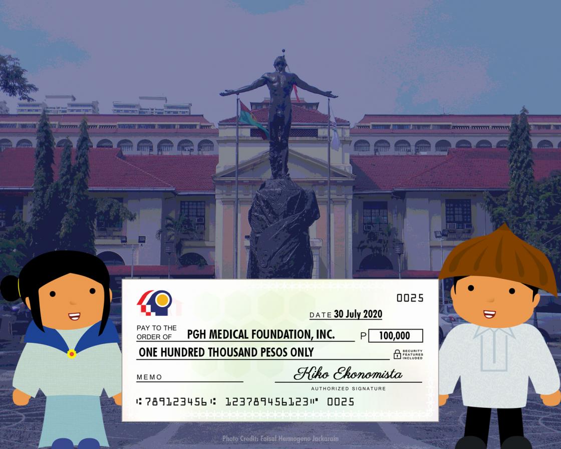 PES donates P100,000 to PGH