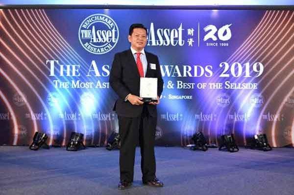 The Asset magazine cited Bank of the Philippines Islands Lead Economist Emilio Neri Jr. as the Philippines’ Best Local Currency Bond Individual in Research for 2019. (Photo from The Manila Times)